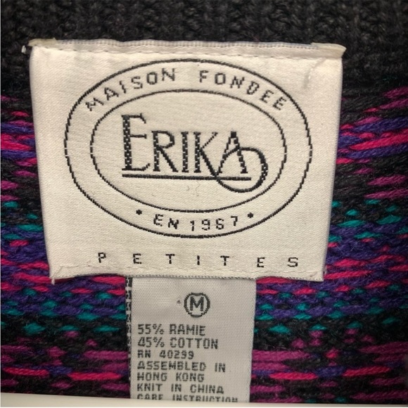 VTG Erika Colorful Knit Sweater - Picture 10 of 11